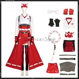 Disfraces de Juego Overwatch Kiriko Cosplay - Personalizado