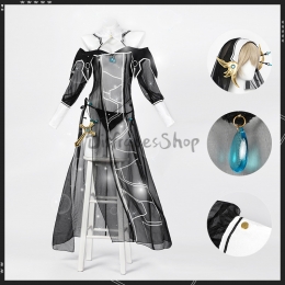 Vestido Negro de Fecha A Live Nia Honjou Cosplay - Personalizado
