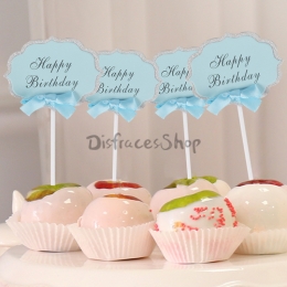 Rosette Palillos de Dientes Cumpleaños Decoración