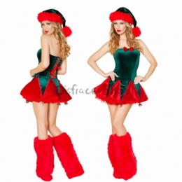 Disfraces Navidad Traje de Cubierta de Pie de Halloween para Mujer