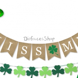 Día de San Patricio Tire de la Bandera Decoración de Vacaciones