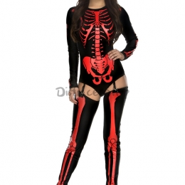 Disfraces de Halloween de Miedo Mono de Calavera