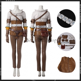 Disfraces de Película The Witcher 3 Cirilla Cosplay - Personalizado
