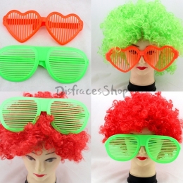 Gafas de Obturador de Corazón de Melocotón Decoraciones de Halloween