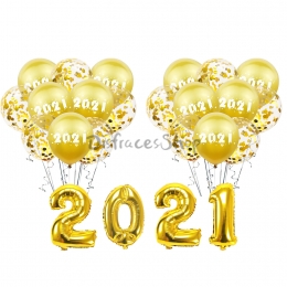 Globo de Año Nuevo 2021 Decoración de Vacaciones