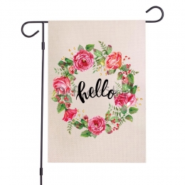 Banderas de Jardín Impresión de Corona de Primavera