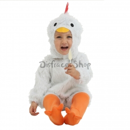 Disfraces Traje de Pollo Blanco Bebé de Halloween
