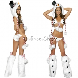 Disfraces Navidad de Bikini Penguin Vestido Sexy De Halloween