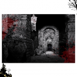 Paño de Fondo de Terror de Decoraciones de Halloween