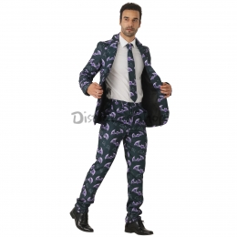 Disfraces de Patrón de Grupo de Murciélagos Traje de Halloween para Hombre