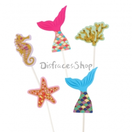 Tarjeta de Inserción de Pastel de Decoración de Cumpleaños