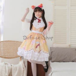 Disfraces de Lolita Estilo Anime de Vestido Cosplay