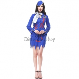 Disfraces de Sirvienta Uniforme de Azafata Francesa