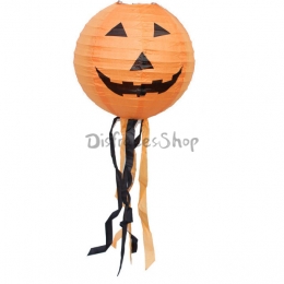 Linterna de Papel de Calabaza de Luces de Halloween