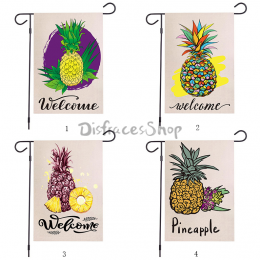 Patrón de la Serie de Piña de Banderas de Jardín