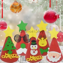 Sombrero Hecho a Mano Decoraciones Navideñas