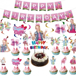 JOJO Niña Bandera Colgante Cumpleaños Decoración