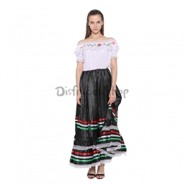 Disfraces de Corista Brillante Vestido de Halloween para Mujer