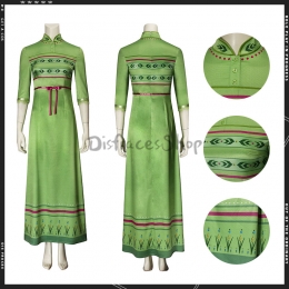 Disfraces de Frozen 2 Anna Green Dress Cosplay - Personalizado