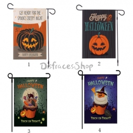 Patrón de Calabaza Malvada Decoraciones de Halloween