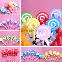 Tarjeta Insertada Lollipop de Decoración de Cumpleaños