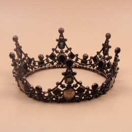 Corona Negra Cumpleaños Decoración