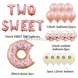 Niñas Fiesta Lentejuelas Globos Cumpleaños Decoración