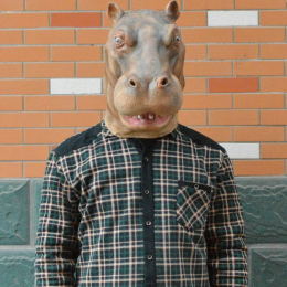 Máscara de Hipopótamo de Decoraciones de Halloween