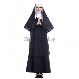 Disfraz de Monja Negra Mary Priest para Mujer Adulta