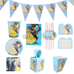 Equipo de Impresión de Vajilla la Bella y la Bestia