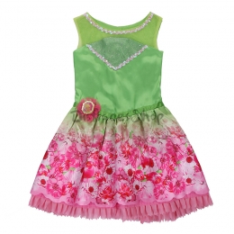 Disfraz de Vestido de Hada de las Flores de Niña