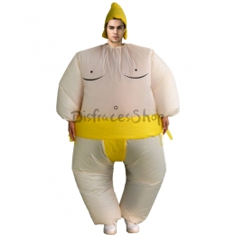 Sumo Amarillo Disfraces Hinchables