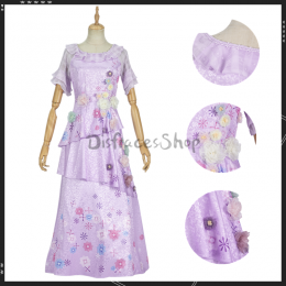 Disfraz de Encanto Isabela Madrigal Vestido Cosplay Versión Más Oscura para Adultos - Personalizado