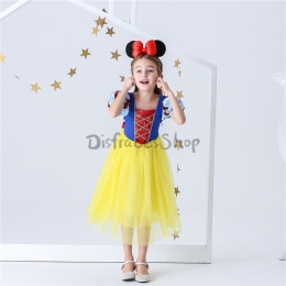 Disfraces Vestido de Gasa de Princesa Blancanieves de Halloween