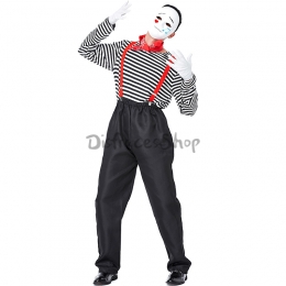 Disfraz de Actor Mimo Divertido Estilo Chaplin