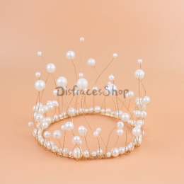 Corona de Perlas de Decoración de Cumpleaños