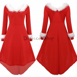 Disfraces de Personajes Navideños Vestido de Terciopelo