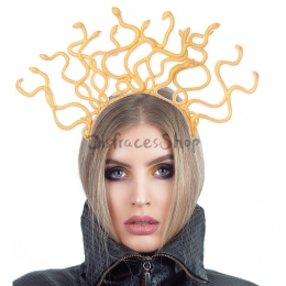 Accesorios de Halloween Medusa Sombrero de Serpiente de Plástico