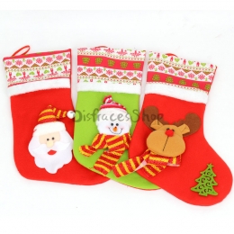 Decoraciones Navideñas Calcetines Bolsa de Dulces