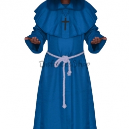 Disfraces de Túnica de Sacerdote Mago Medieval Halloween para Adultos