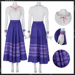Disfraces de Encanto para Adulto Vestido de Cosplay de Luisa Madrigal - Personalizado