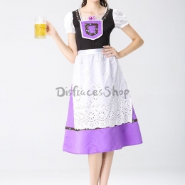 Disfraces Cerveza Alemanade Vestido Largo de Sirvienta de Halloween