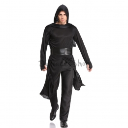 Disfraces Ninja Warrior Mono Negro de Halloween para Hombre