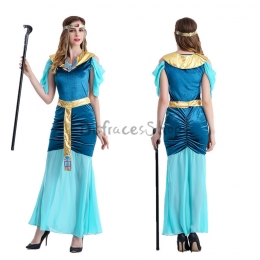 Disfraces Cleopatra Antiguo Egipto Vestido de Reina de Halloween