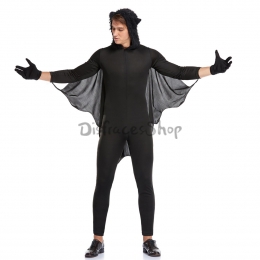 Disfraces Murciélago Estilo Mono de Halloween para Adultos