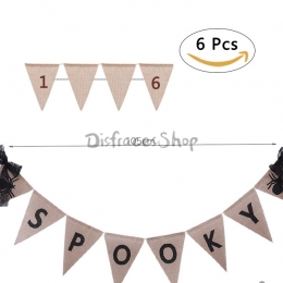 ESCALOFRIANTE Tire de la Bandera Decoraciones de Halloween