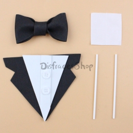 Tarjeta de Inserción de Traje de Corona de Decoración de Cumpleaños