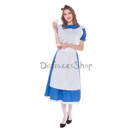 Disfraces Mago de Oz Alice Sexy Sirvienta Vestido de Halloween