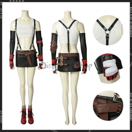 Disfraces de Anime Final Fantasy Remake Tifa Cosplay - Personalizado