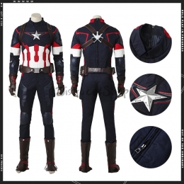 Disfraces del Capitán América Edad de Ultrón Traje Cosplay Edición Clásica - Personalizado